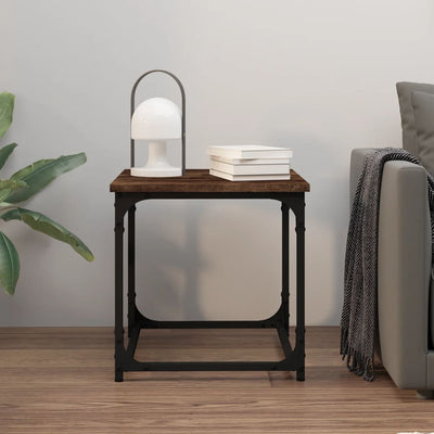 vidaXL Side Table Black 40x40x40 cm Engineered Wood
