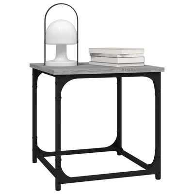 vidaXL Side Table Black 40x40x40 cm Engineered Wood