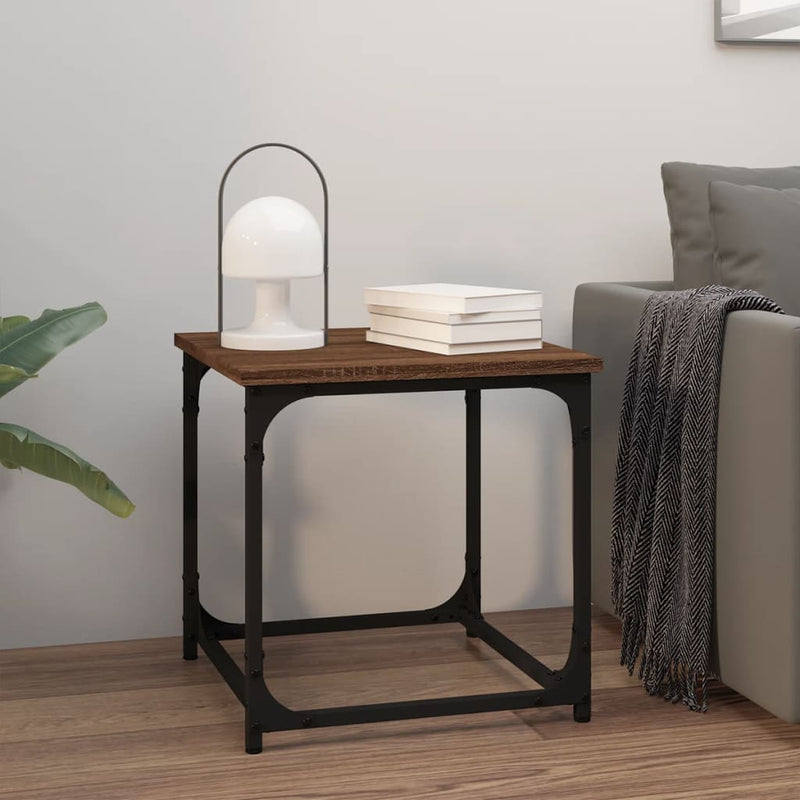 vidaXL Side Table Black 40x40x40 cm Engineered Wood