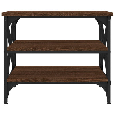 vidaXL Side Table Black 55x38x45 cm Engineered Wood