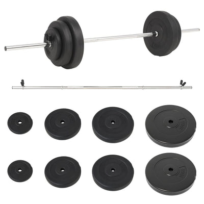 vidaXL Barbell with Plates 60 kg