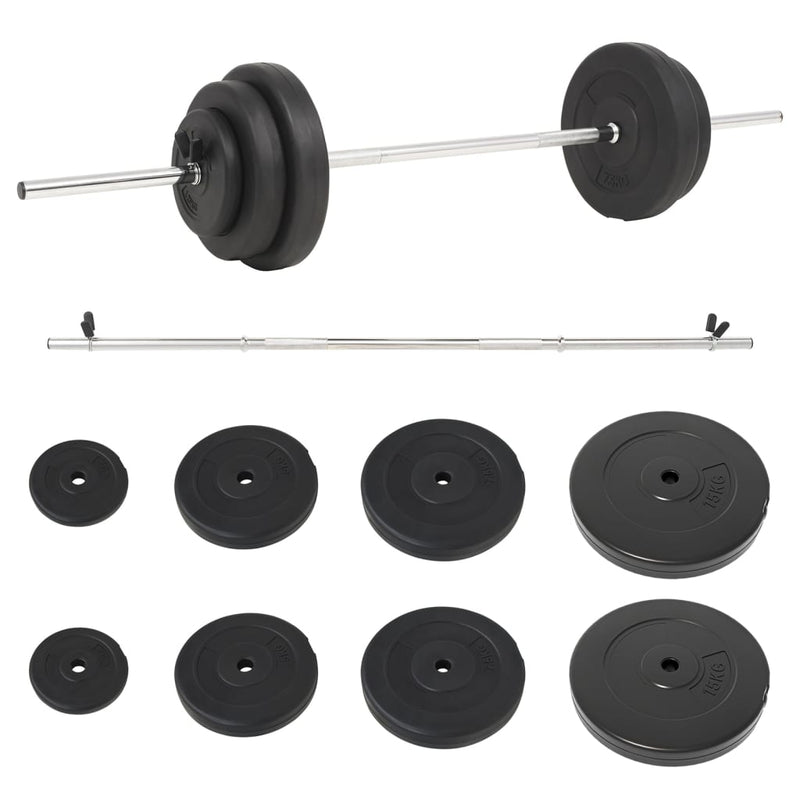 vidaXL Barbell with Plates 60 kg
