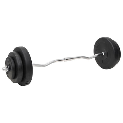 vidaXL Barbell and Dumbbell with Plates 60 kg