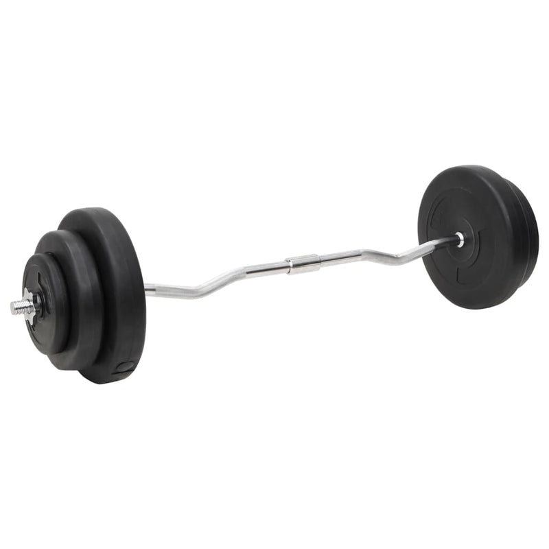 vidaXL Barbell and Dumbbell with Plates 60 kg