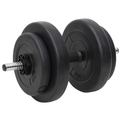 vidaXL Barbell and Dumbbell with Plates 60 kg