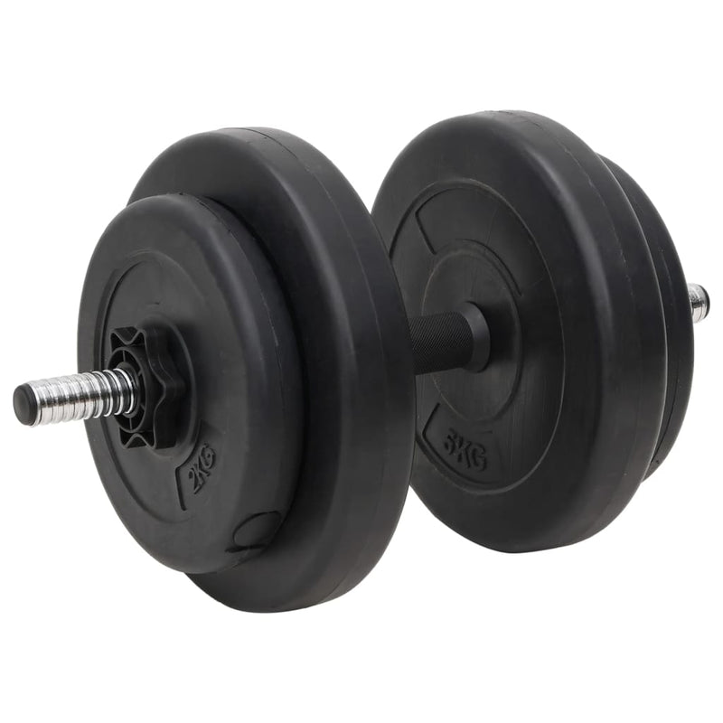 vidaXL Barbell and Dumbbell with Plates 60 kg