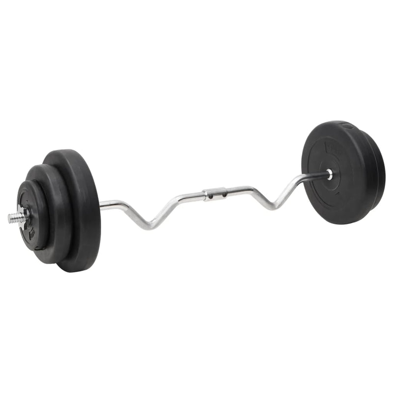 vidaXL Barbell and Dumbbell with Plates 60 kg