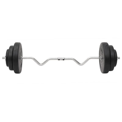 vidaXL Barbell and Dumbbell with Plates 60 kg