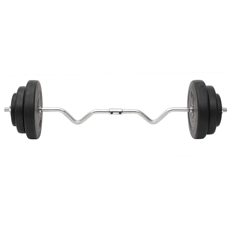 vidaXL Barbell and Dumbbell with Plates 60 kg
