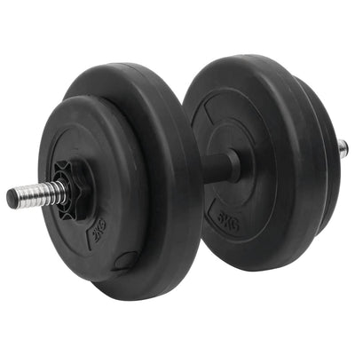 vidaXL Barbell and Dumbbell with Plates 60 kg