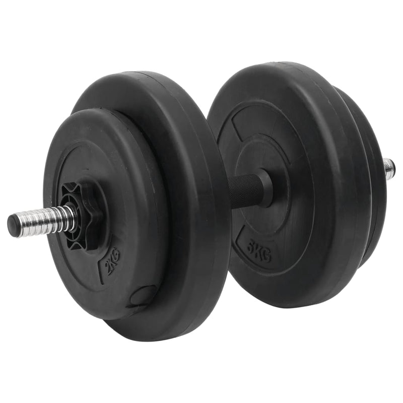 vidaXL Barbell and Dumbbell with Plates 60 kg