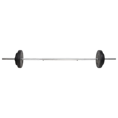 vidaXL Barbell and Dumbbell with Plates 60 kg