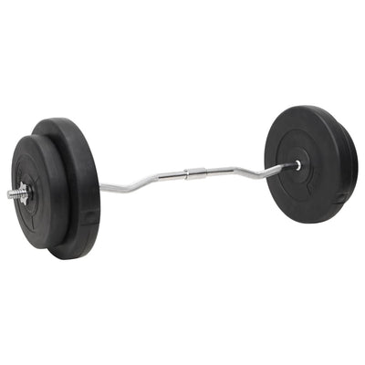 vidaXL Barbell and Dumbbell with Plates Set 120 kg