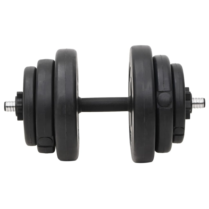 vidaXL Barbell and Dumbbell with Plates Set 120 kg