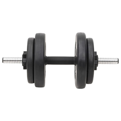 vidaXL Barbell and Dumbbell with Plates Set 120 kg