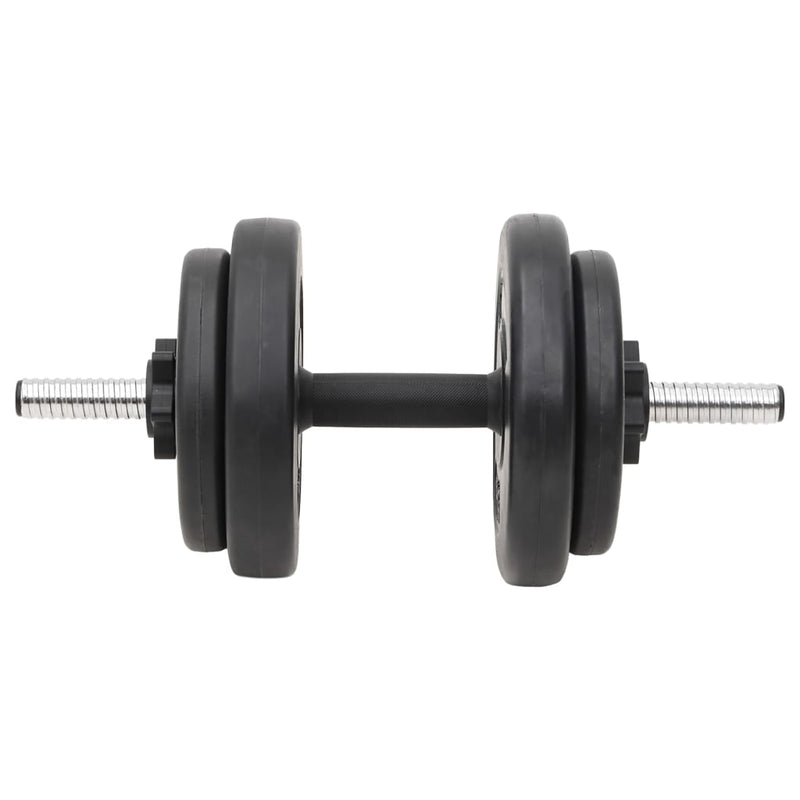 vidaXL Barbell and Dumbbell with Plates Set 120 kg