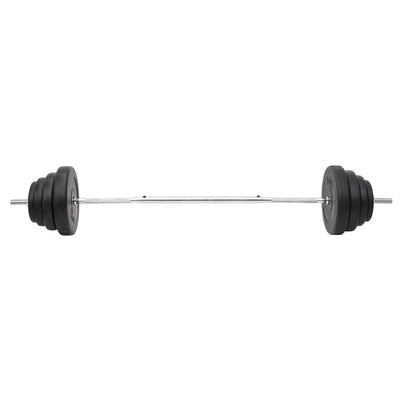 vidaXL Barbell and Dumbbell with Plates Set 120 kg