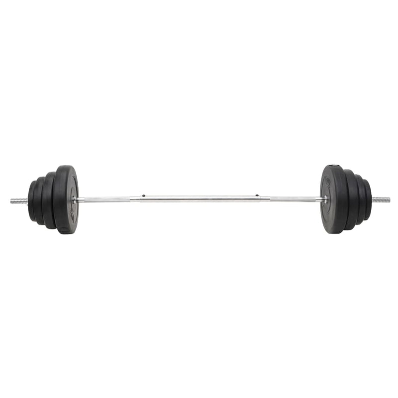 vidaXL Barbell and Dumbbell with Plates Set 120 kg
