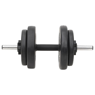 vidaXL Barbell and Dumbbell with Plates Set 120 kg