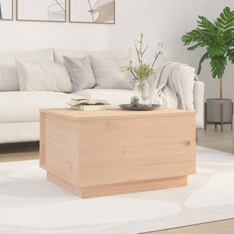 vidaXL Coffee Table 40x50x35 cm Solid Wood Pine