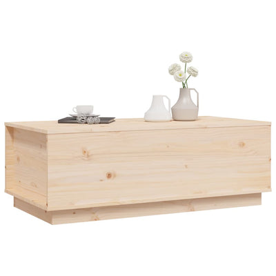 vidaXL Coffee Table 100x50x35 cm Solid Wood Pine