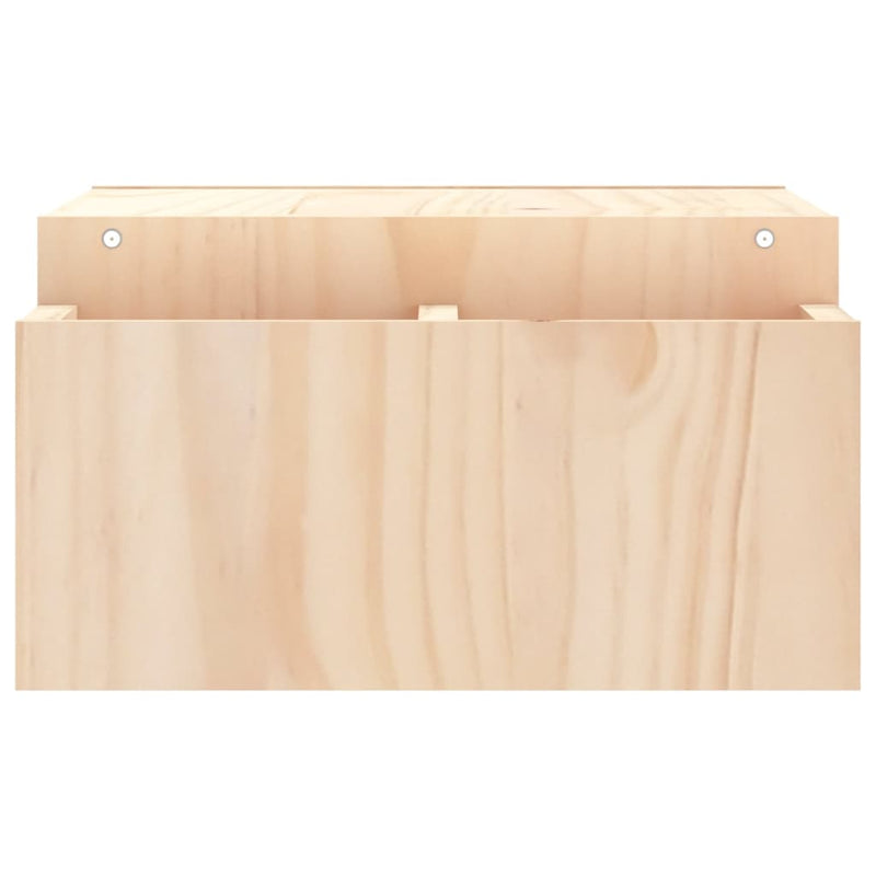vidaXL Monitor Stand 100x27.5x15 cm Solid Wood Pine