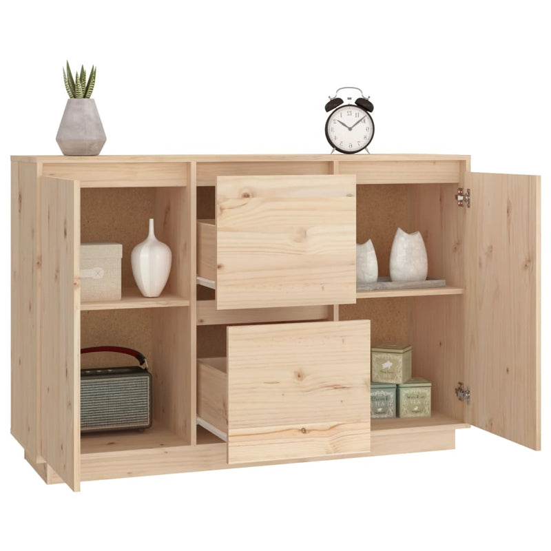 vidaXL Sideboard 70x34x80 cm Solid Wood Pine