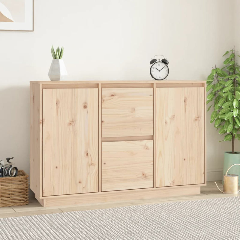 vidaXL Sideboard 70x34x80 cm Solid Wood Pine