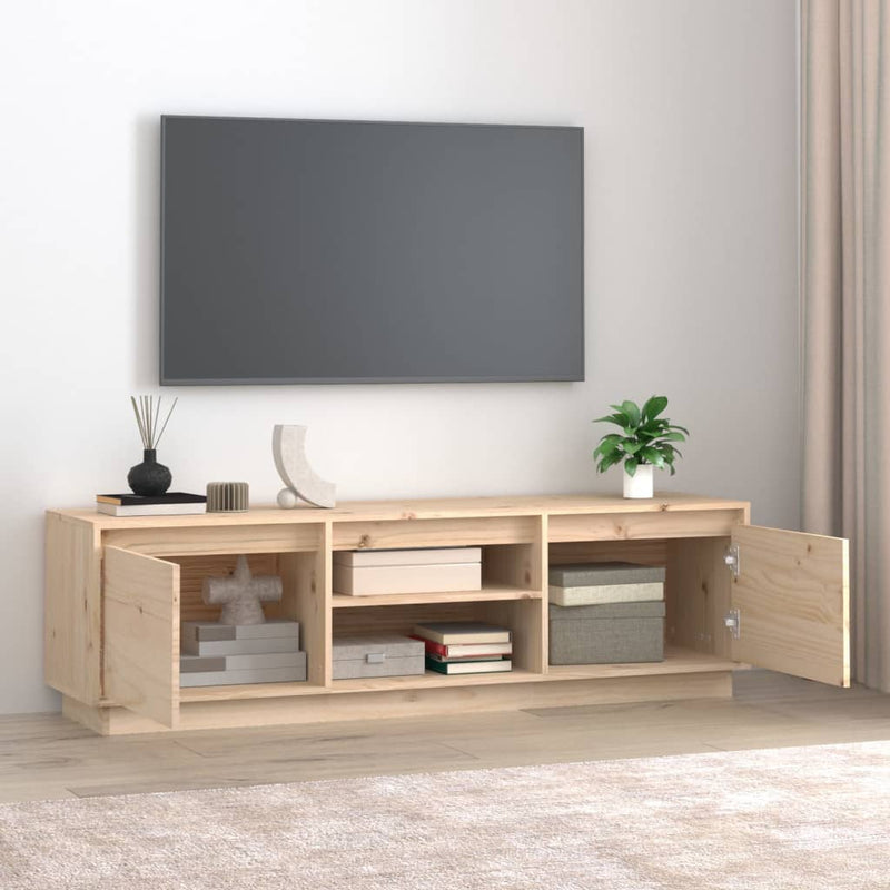 vidaXL TV Cabinet 110x35x40.5 cm Solid Wood Pine