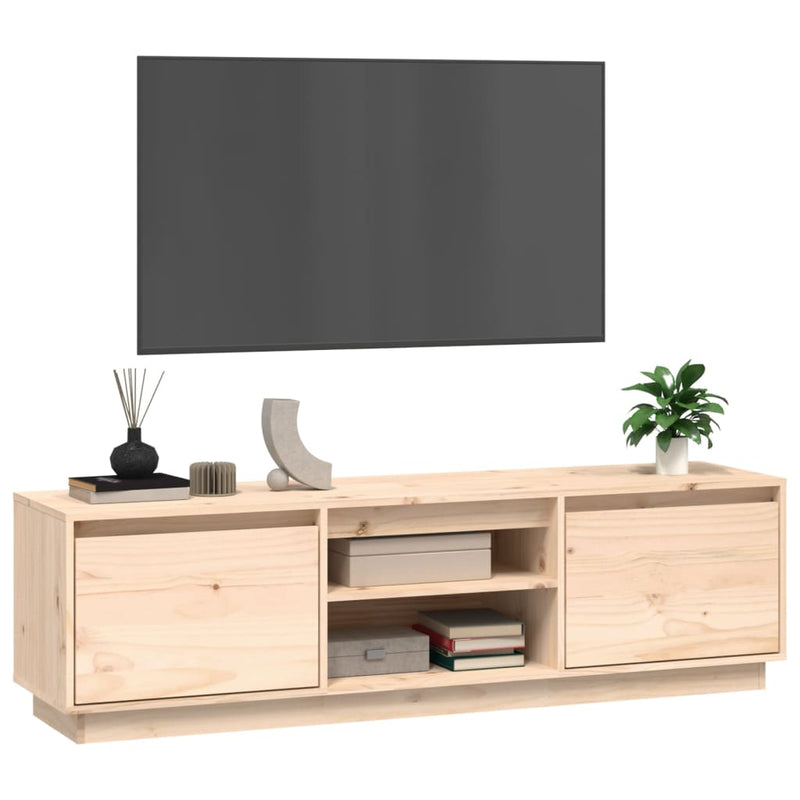 vidaXL TV Cabinet 110x35x40.5 cm Solid Wood Pine
