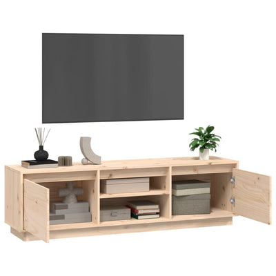 vidaXL TV Cabinet 110x35x40.5 cm Solid Wood Pine