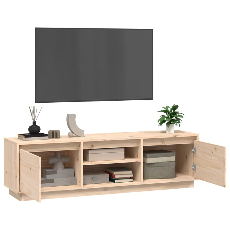 vidaXL TV Cabinet 110x35x40.5 cm Solid Wood Pine