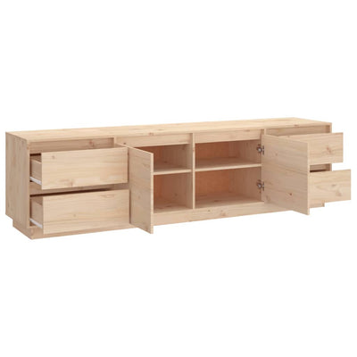 vidaXL TV Cabinet 110x35x40.5 cm Solid Wood Pine