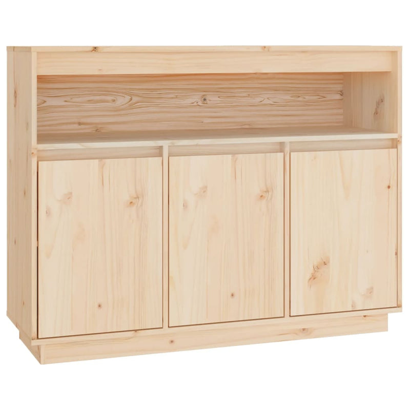 vidaXL Sideboard 70x34x80 cm Solid Wood Pine