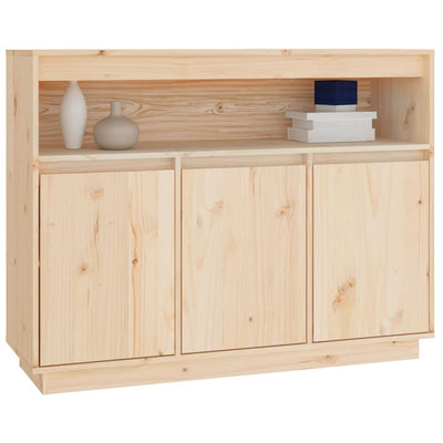 vidaXL Sideboard 70x34x80 cm Solid Wood Pine