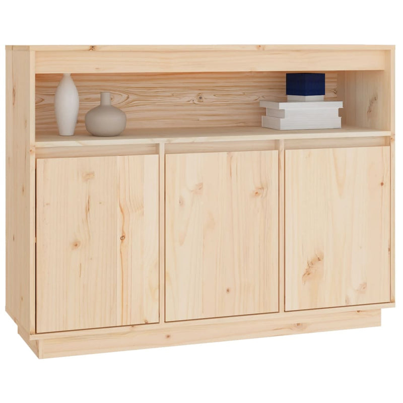 vidaXL Sideboard 70x34x80 cm Solid Wood Pine