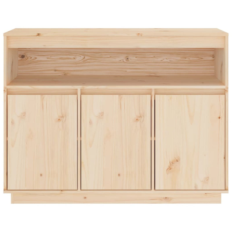 vidaXL Sideboard 70x34x80 cm Solid Wood Pine