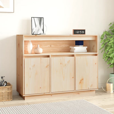 vidaXL Sideboard 70x34x80 cm Solid Wood Pine