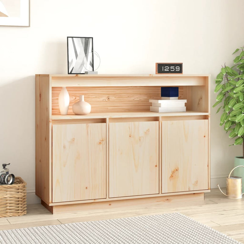 vidaXL Sideboard 70x34x80 cm Solid Wood Pine