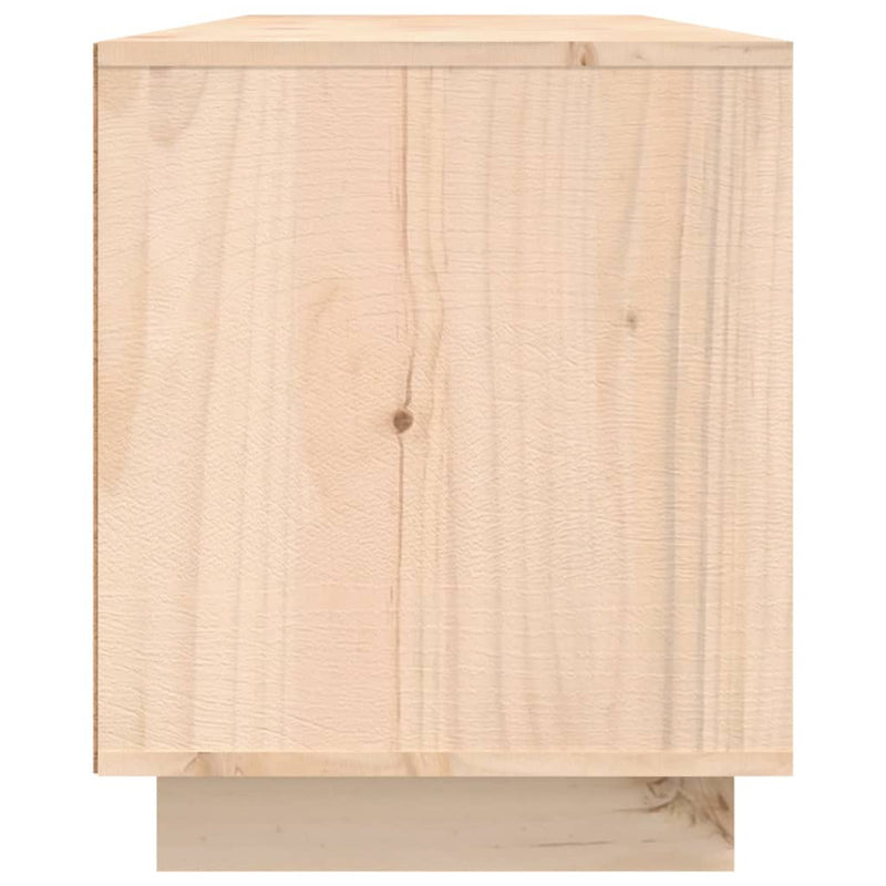vidaXL TV Cabinet 156x37x45 cm Solid Wood Pine