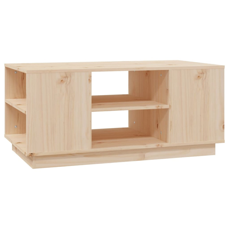 vidaXL Coffee Table 90x49x40.5 cm Solid Wood Pine