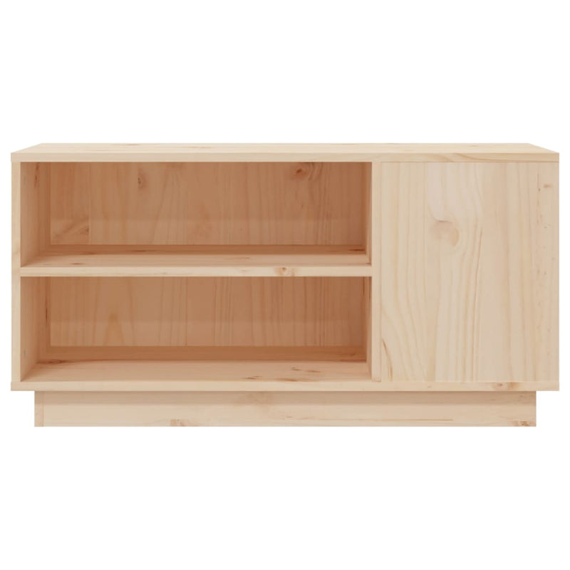 vidaXL TV Cabinet 80x35x40.5 cm Solid Wood Pine