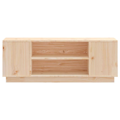 vidaXL TV Cabinet 110x35x40.5 cm Solid Wood Pine