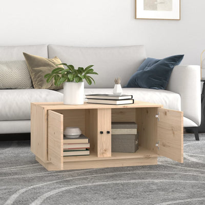 vidaXL Coffee Table 80x50x40 cm Solid Wood Pine