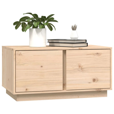 vidaXL Coffee Table 80x50x40 cm Solid Wood Pine
