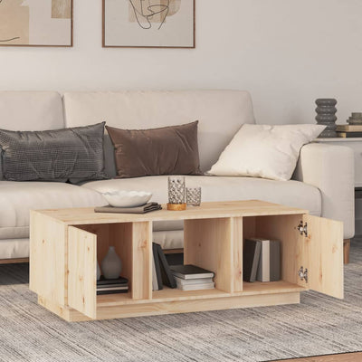 vidaXL Coffee Table 110x50x40 cm Solid Wood Pine