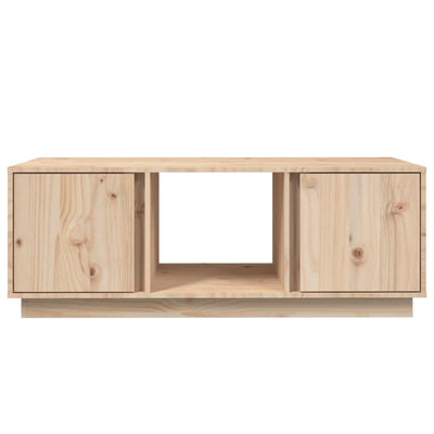 vidaXL Coffee Table 110x50x40 cm Solid Wood Pine