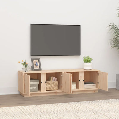 vidaXL TV Cabinet 156x37x45 cm Solid Wood Pine