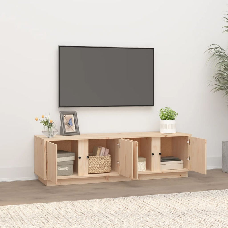 vidaXL TV Cabinet 156x37x45 cm Solid Wood Pine