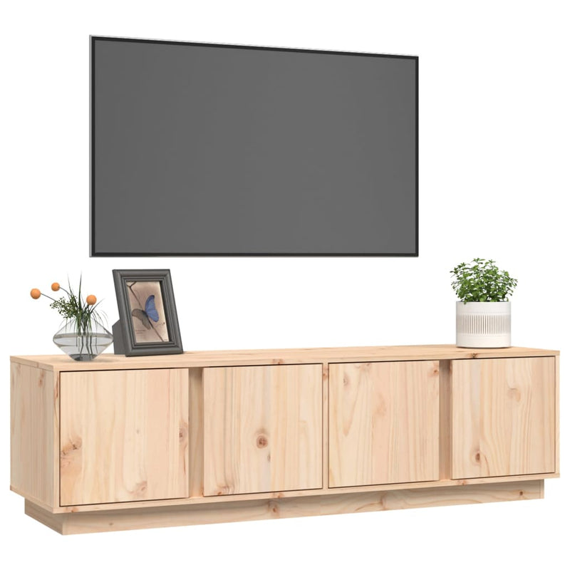 vidaXL TV Cabinet 156x37x45 cm Solid Wood Pine